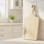Personalized Roller & Heart Cutting Board
