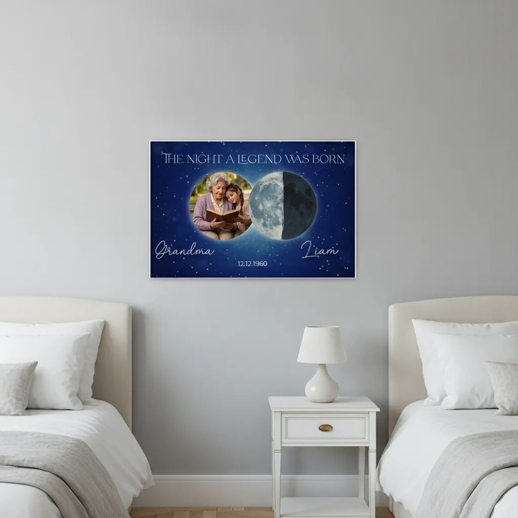 The Night a Legend Was Born - Grandma Canvas
