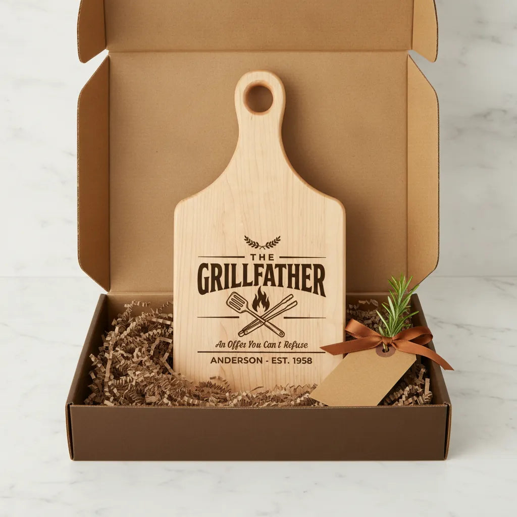 The Grillfather Personalized Cutting Board