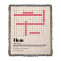 Heirloom Photo Woven Blanket (Portrait) Mom definition