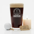 Fairway Legend Personalized Pint Glass