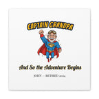 Classic Canvas Superhero grandpa