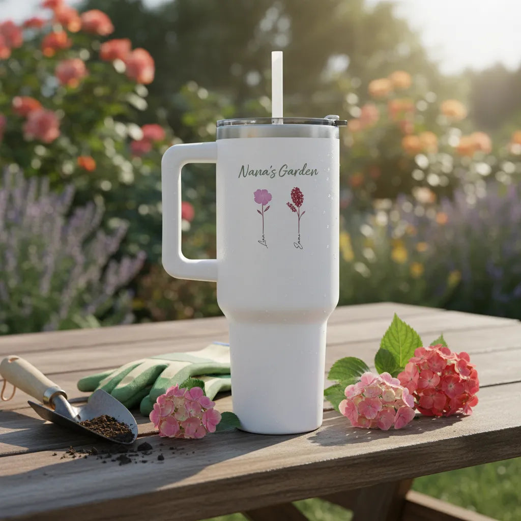 Pinnacle 40oz Tumbler Grandma's Garden