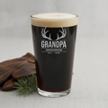 Antlers Grandpa Pint Glass