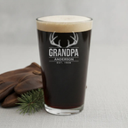 Antlers Grandpa Pint Glass