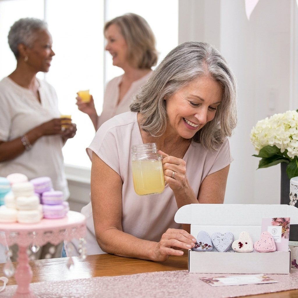 Heart Shower Steamer Gift Set for Her