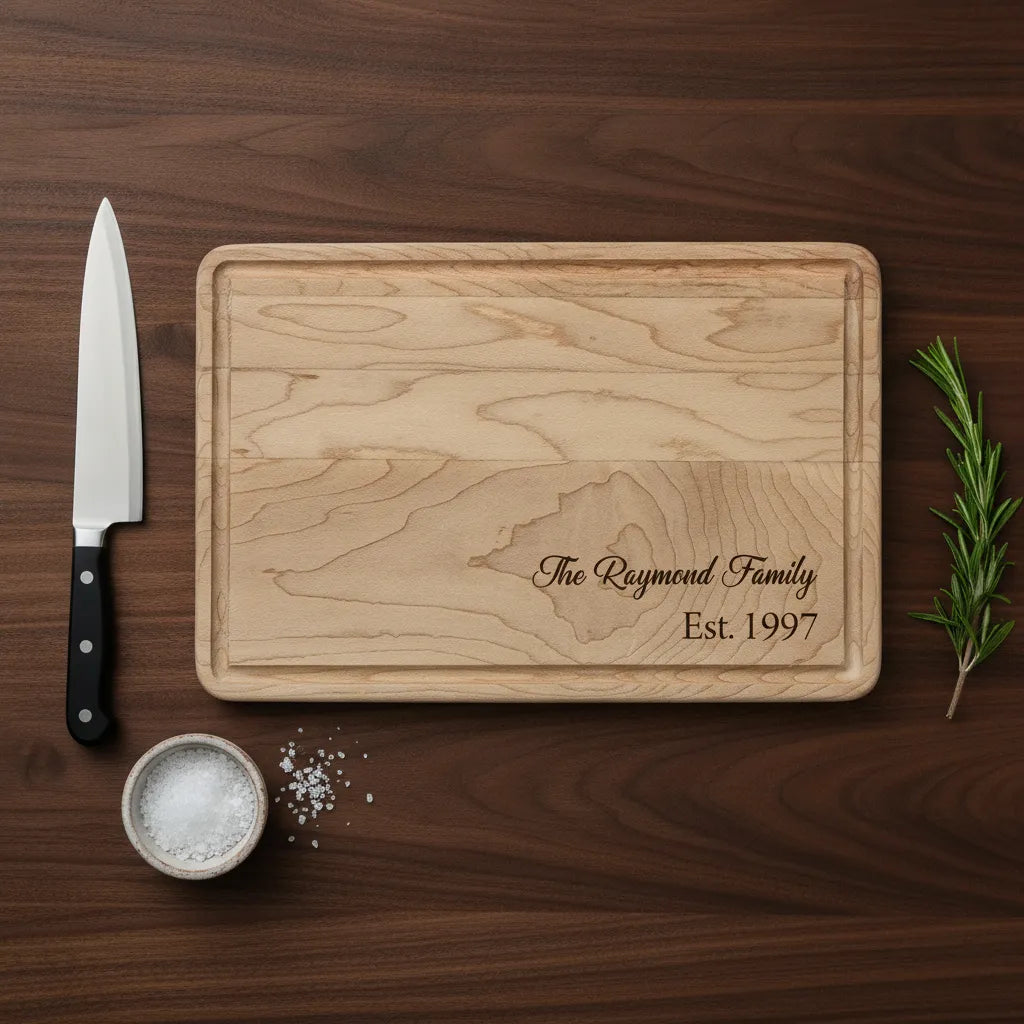 Personalized Family Surname Cutting Board