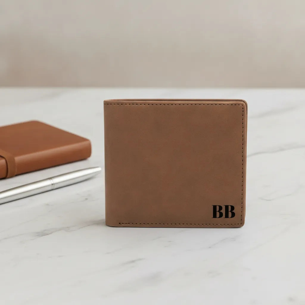 Name Initials Bifold Wallet