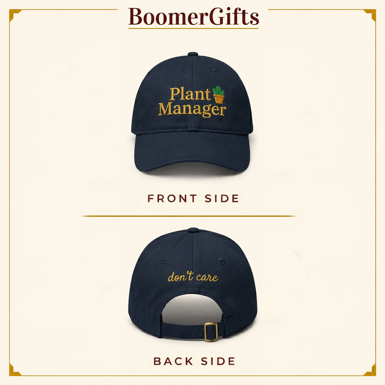 Plant Manager Embroidered Hat