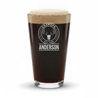 Personalized Grandpa Hunter Pint Glass