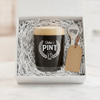 Personalized Pint Crest Whiskey Glass