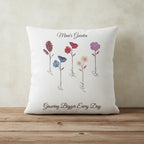 Square Pillow Gradma's Garden