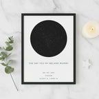 The Day You Became My Mummy Paper Frame Vertical