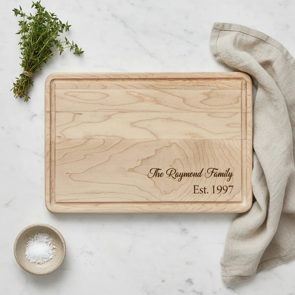 Personalized Family Surname Cutting Board