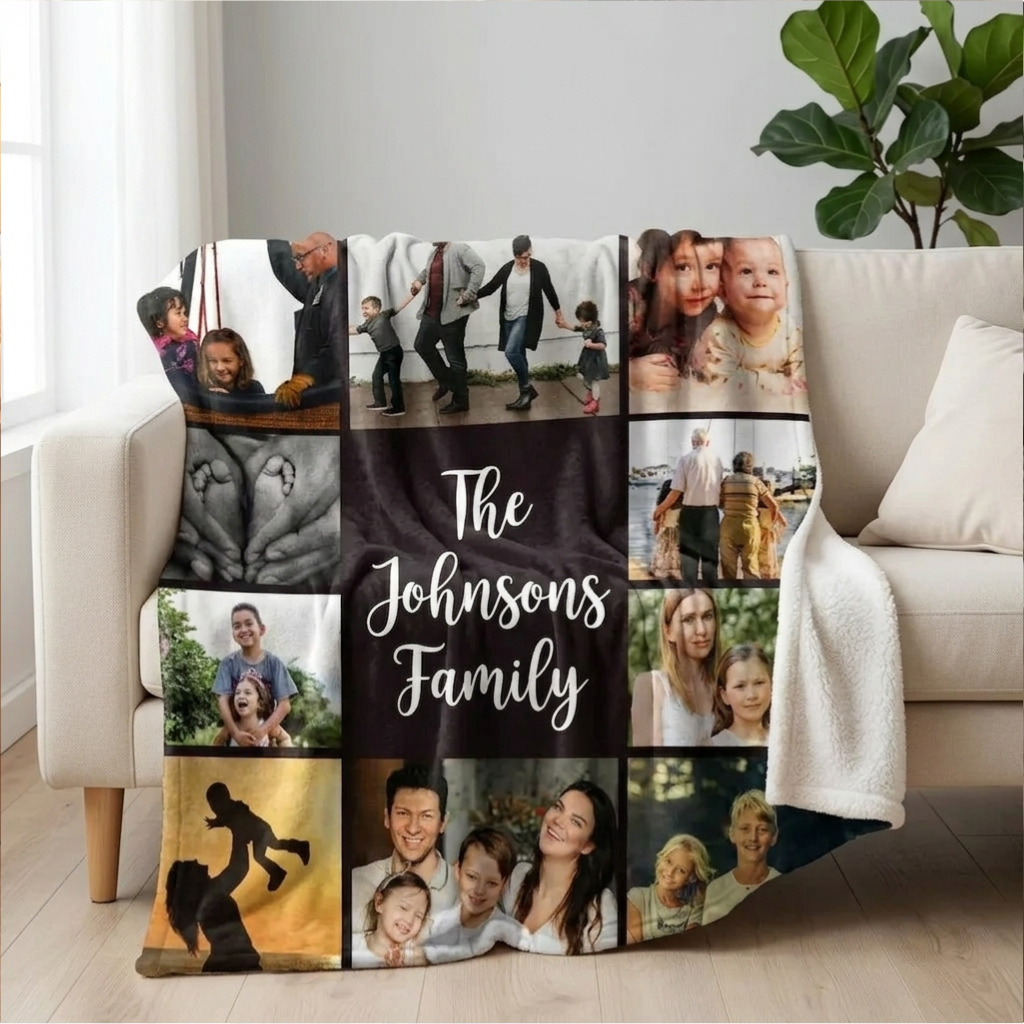 Personalized Memory Photo Blanket