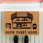 Retro Pixel Home Sweet Home Doormat