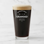 World's Best Grandad Personalized Pint Glass
