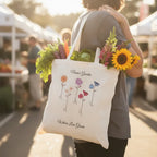 Cotton Tote Grandma's Garden