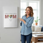 Word Cloud Mom Canvas