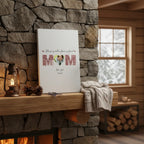 Word Cloud Mom Canvas