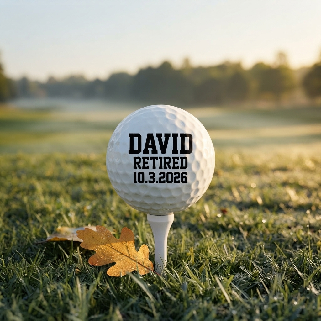 Personalized Retirement Golf Balls