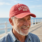 Embroidered Retirement Cap with Custom Year