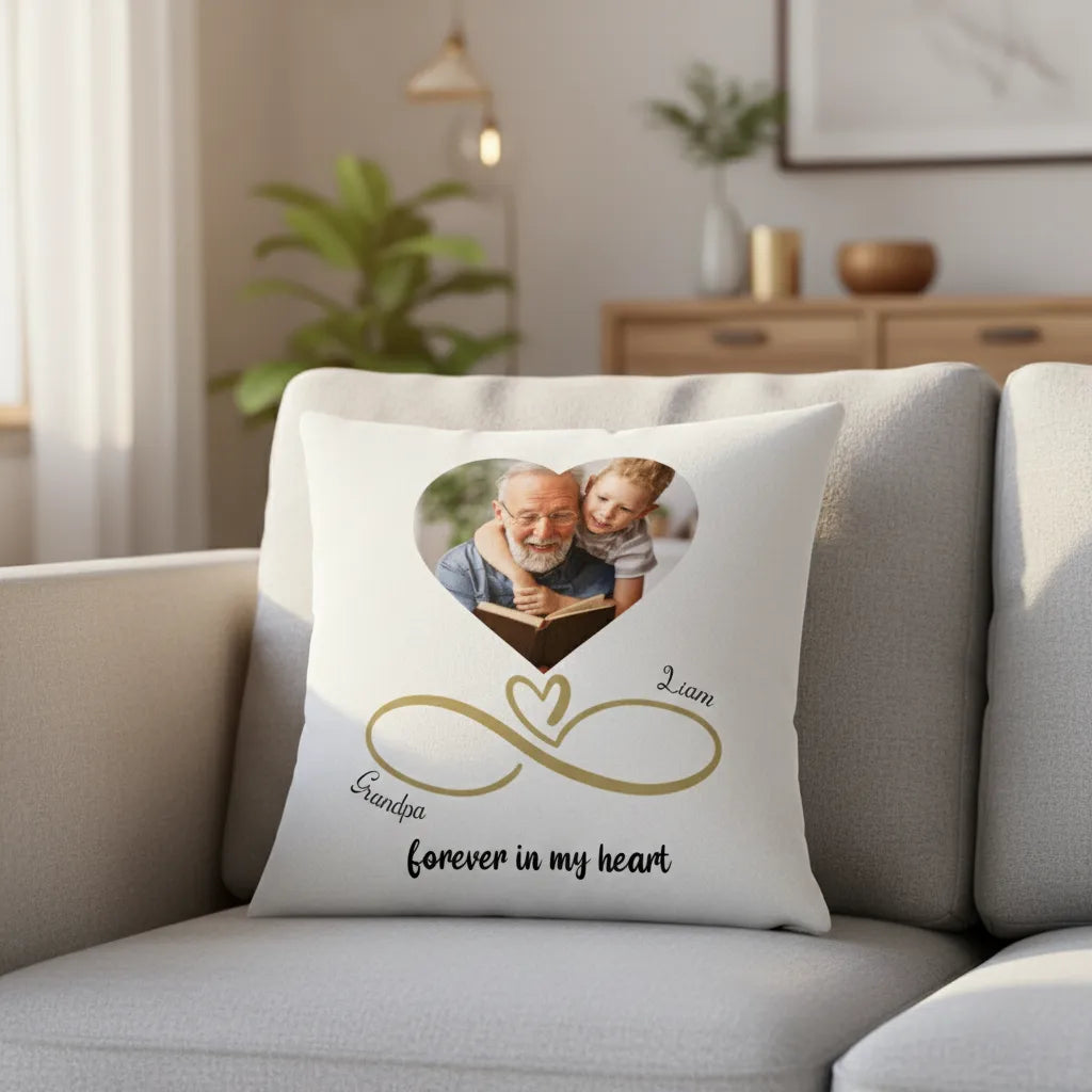 Square Pillow grandpa gift