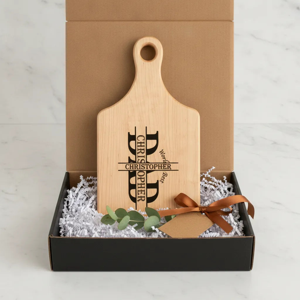 World's Best Dad Personalized Cutting Board