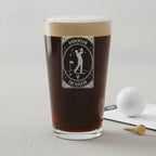 The Golfer Personalized Pint Glass