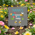 Personalized Grandma Slate Plaque with Grandkids Names