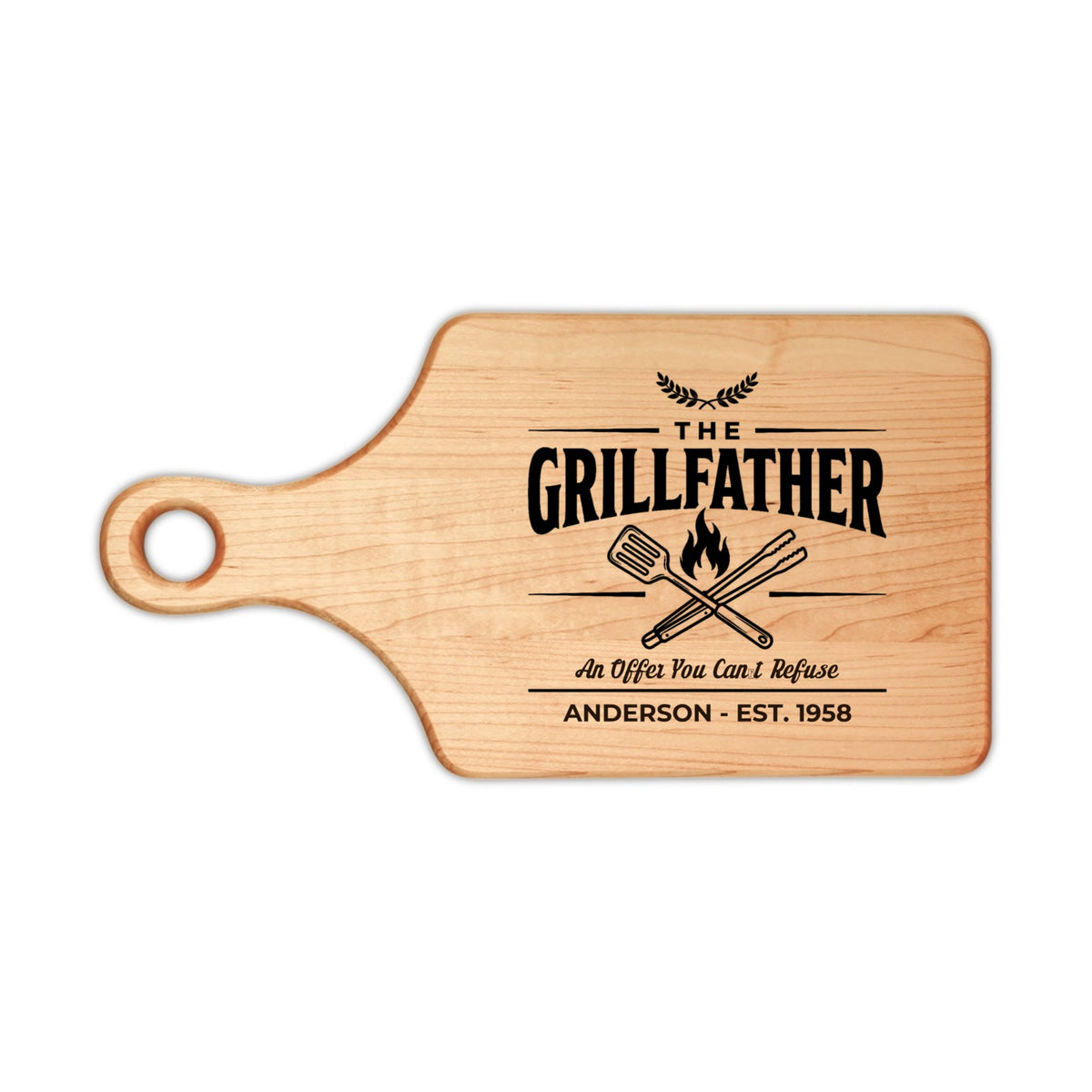The Grillfather Personalized Cutting Board