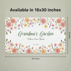 Polyester Doormat Grandma's Garden