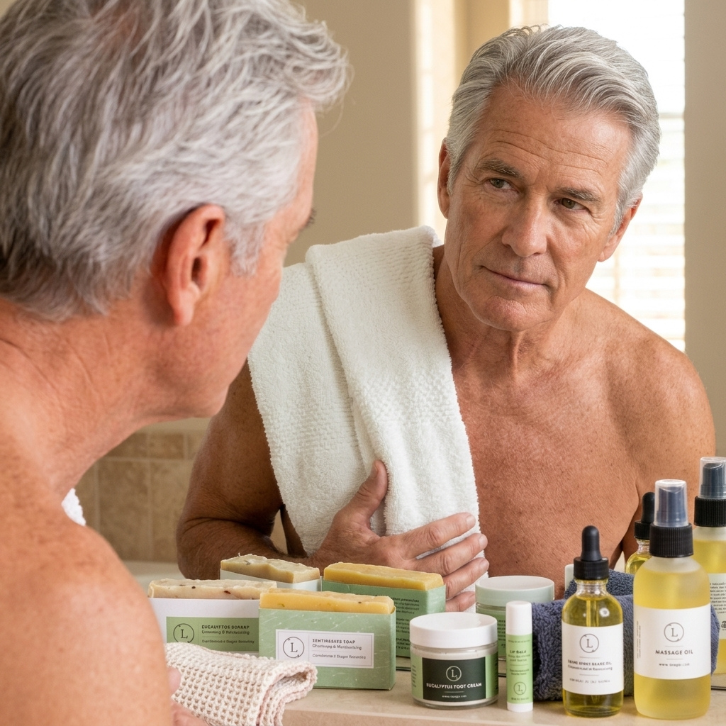 Natural Eucalyptus Grooming Gift Set for Him
