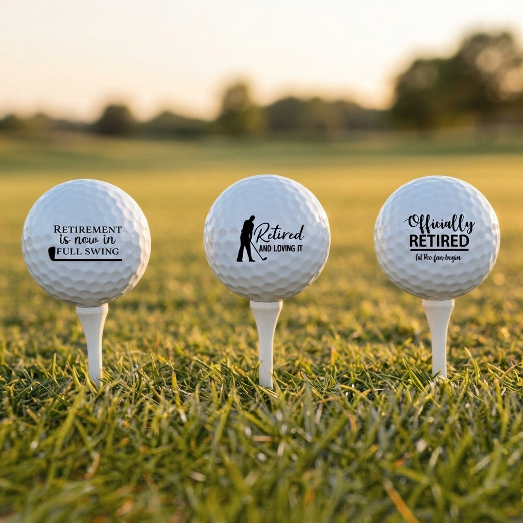 Personalized Retirement Golf Balls