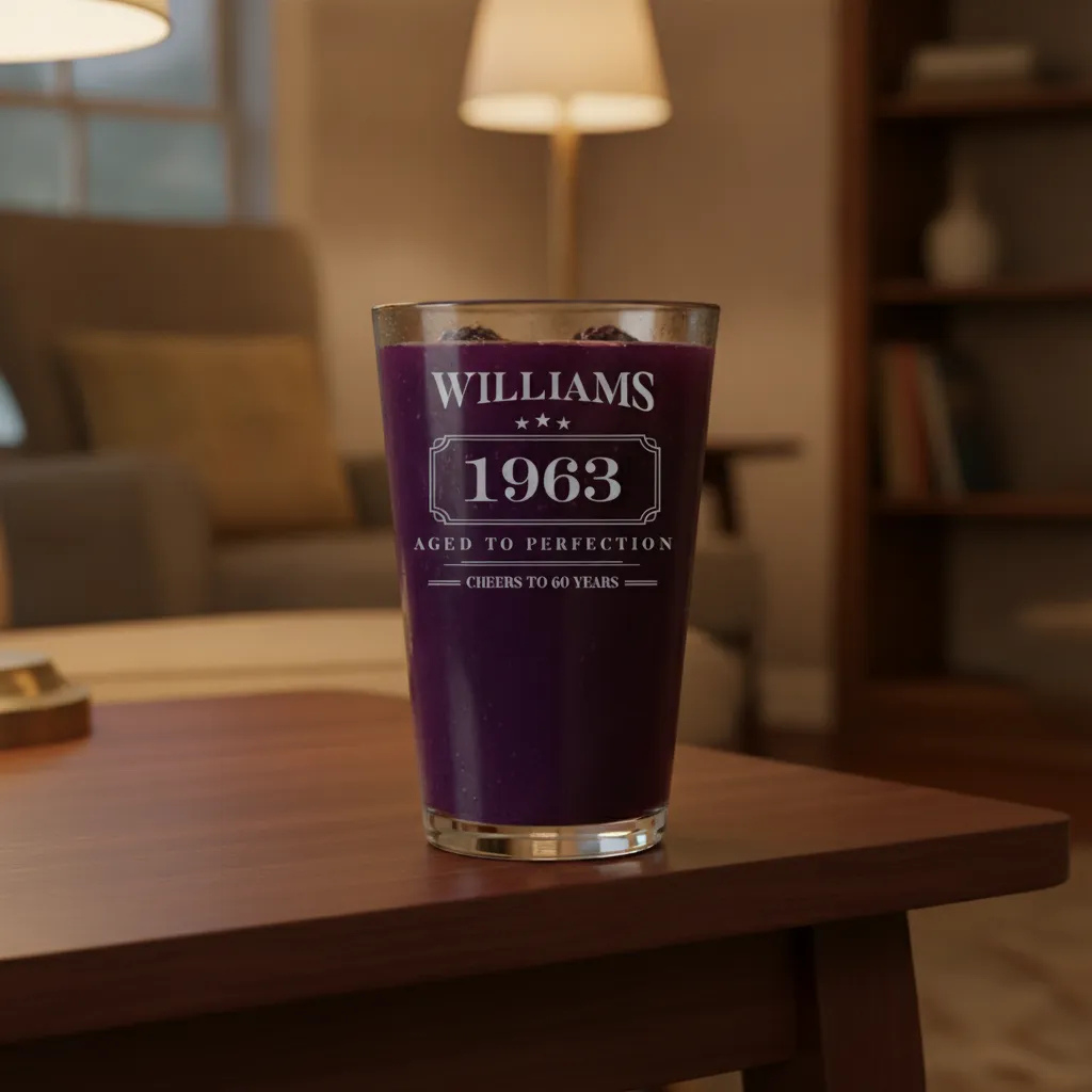 Aged to perfection Pint Glass