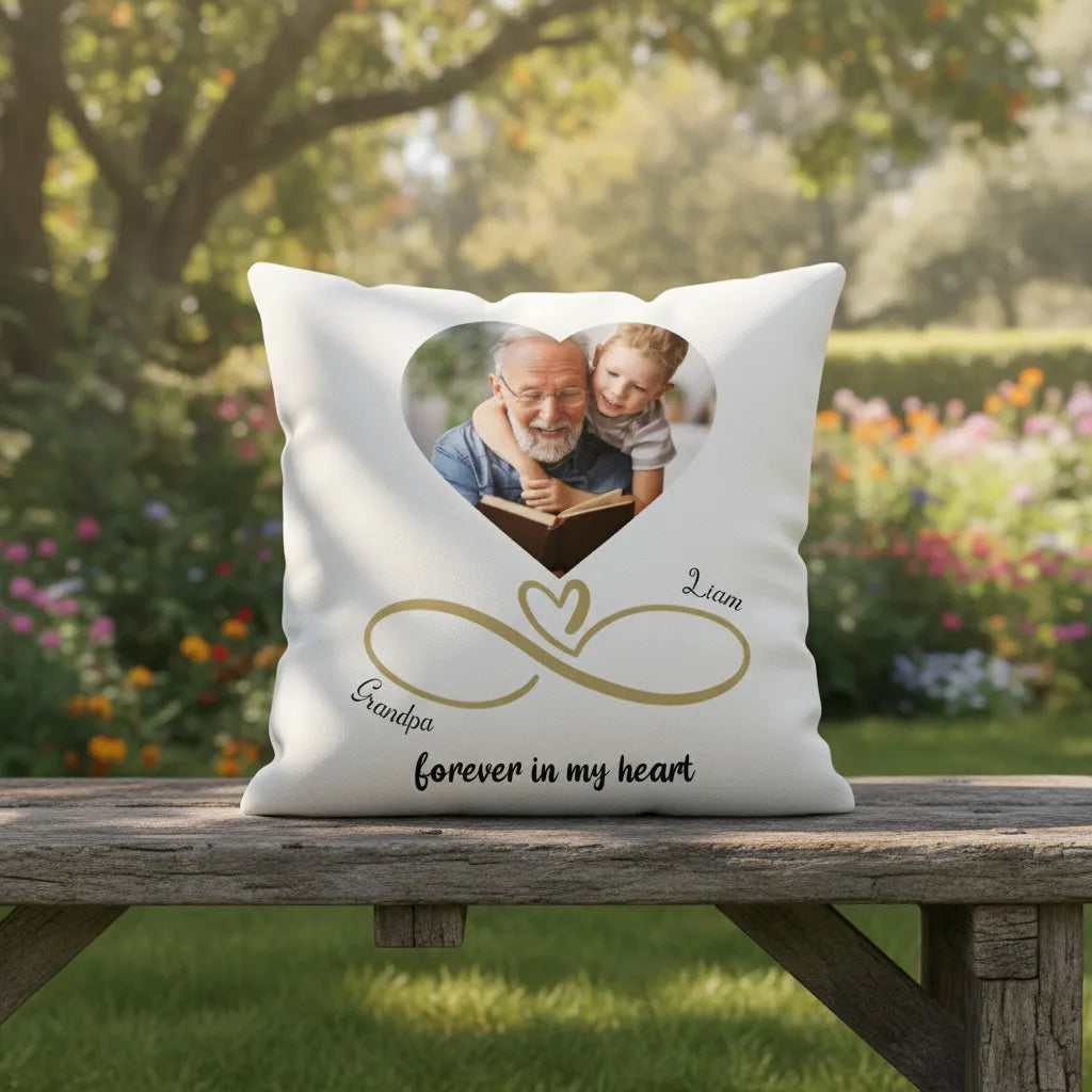 Square Pillow grandpa gift