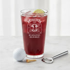 My New Office Has 18 Holes Retirement Pint Glass