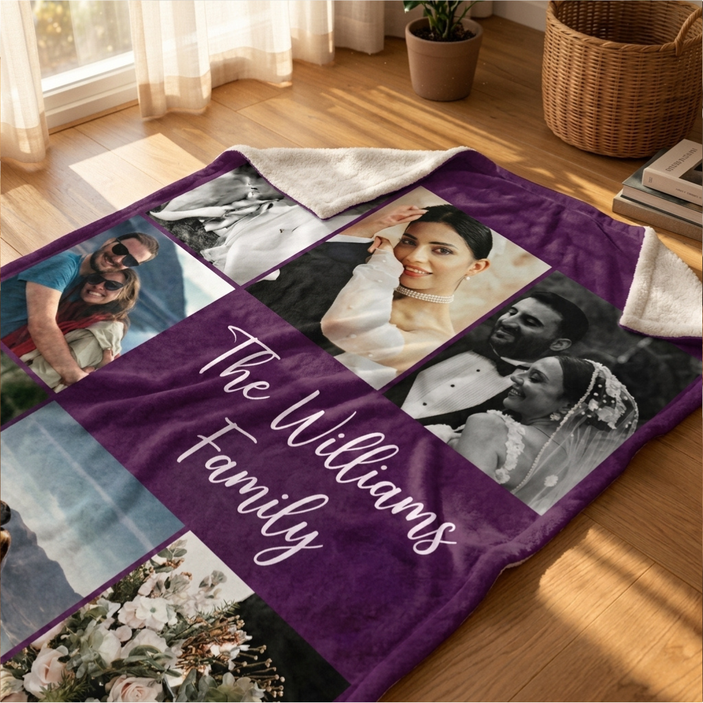 Personalized Memory Photo Blanket