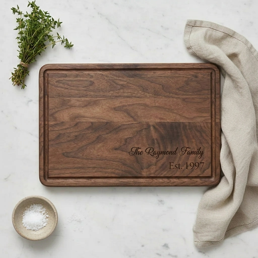 Personalized Family Surname Cutting Board