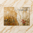 Personalized Wildflower Glass Cutting Board