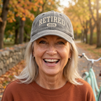 Embroidered Retirement Cap with Custom Year