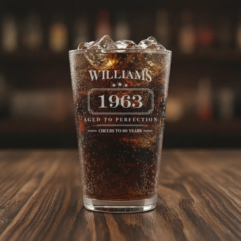 Aged to perfection Pint Glass