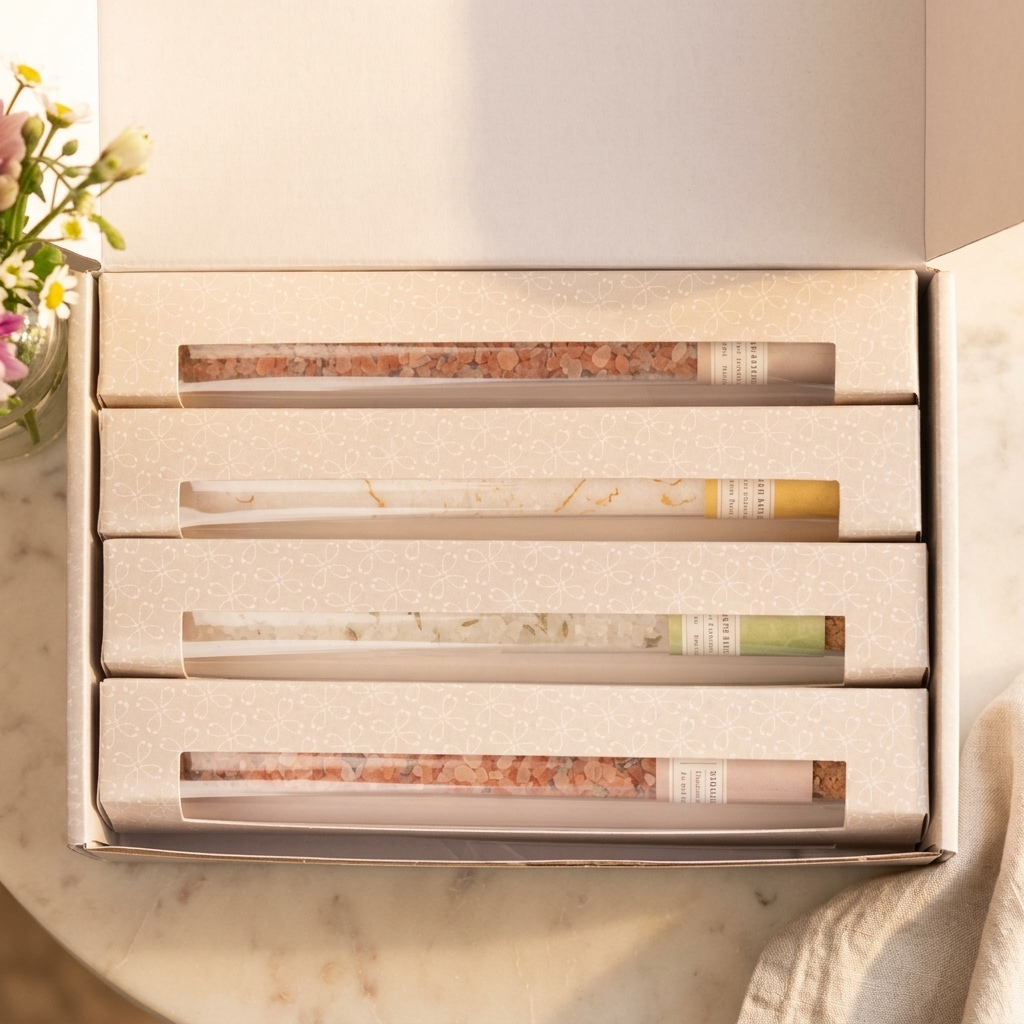 Personalized Bath Salt Gift Set for Her