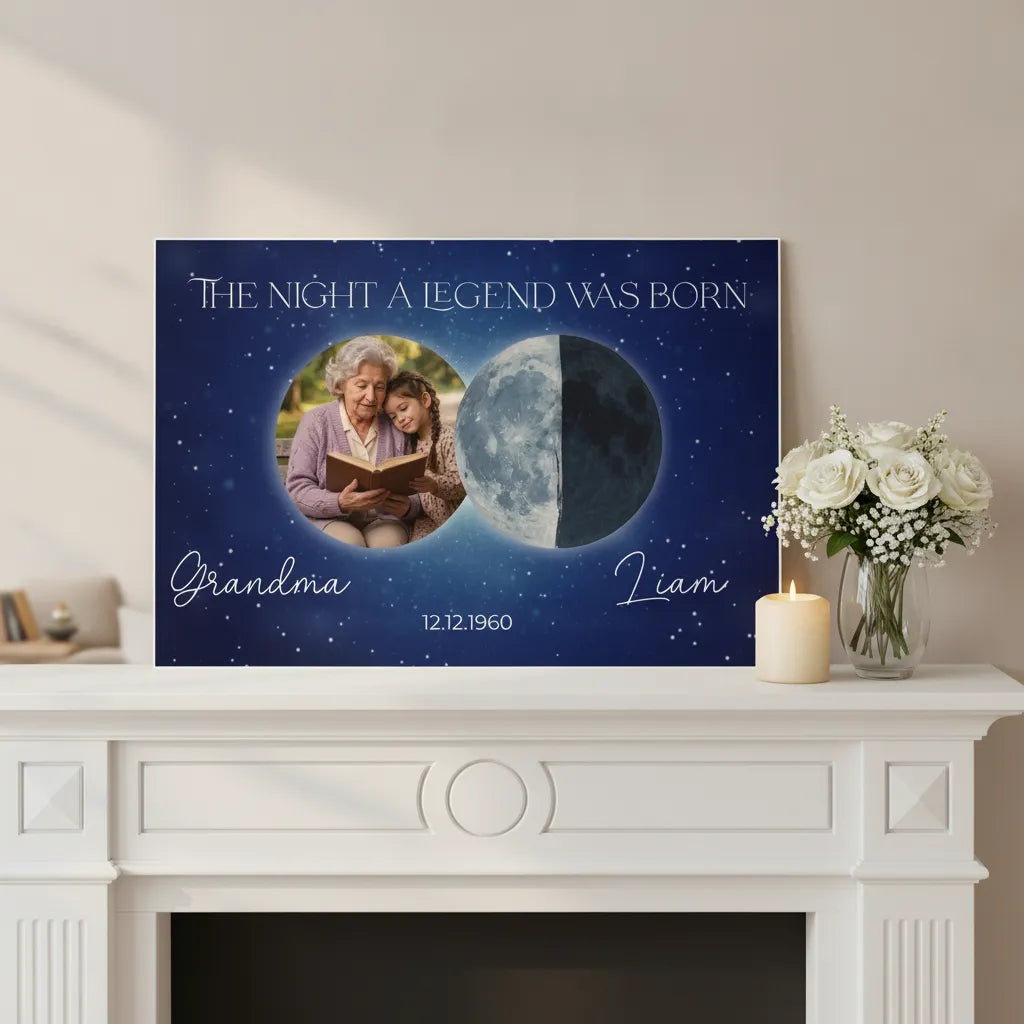The Night a Legend Was Born - Grandma Canvas