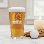Fairway Legend Personalized Pint Glass