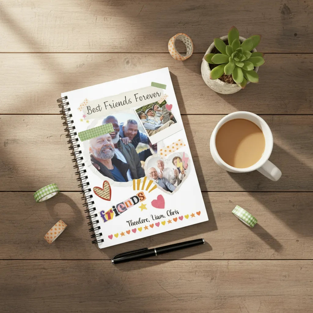 Spiral Notebook Friends correct version