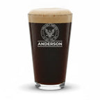 Proudly Served Personalized Veteran Pint Glass