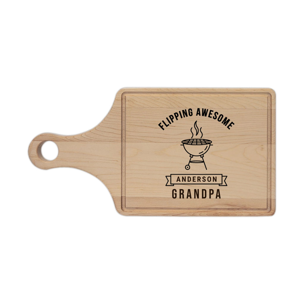 Flipping Awesome Personalized BBQ Cutting Board