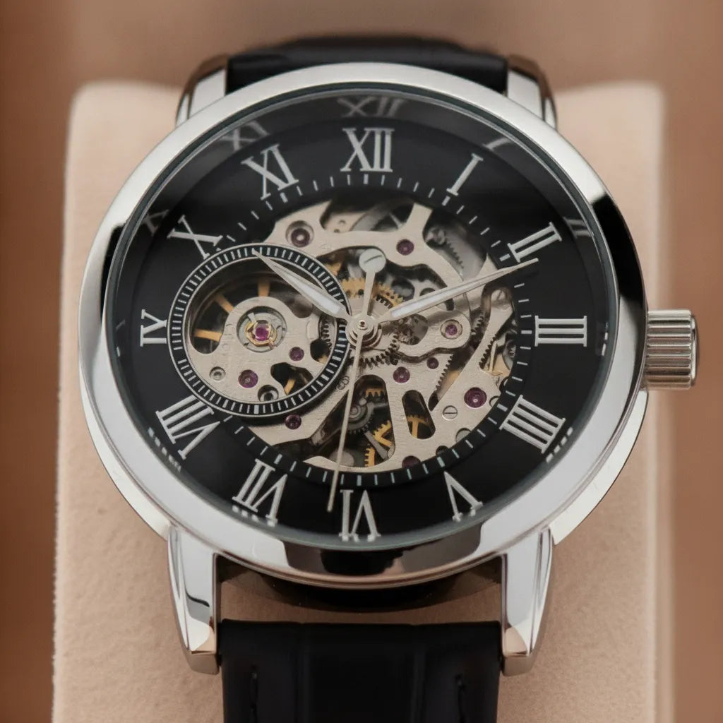Men's Openwork Milestone Mongram watch