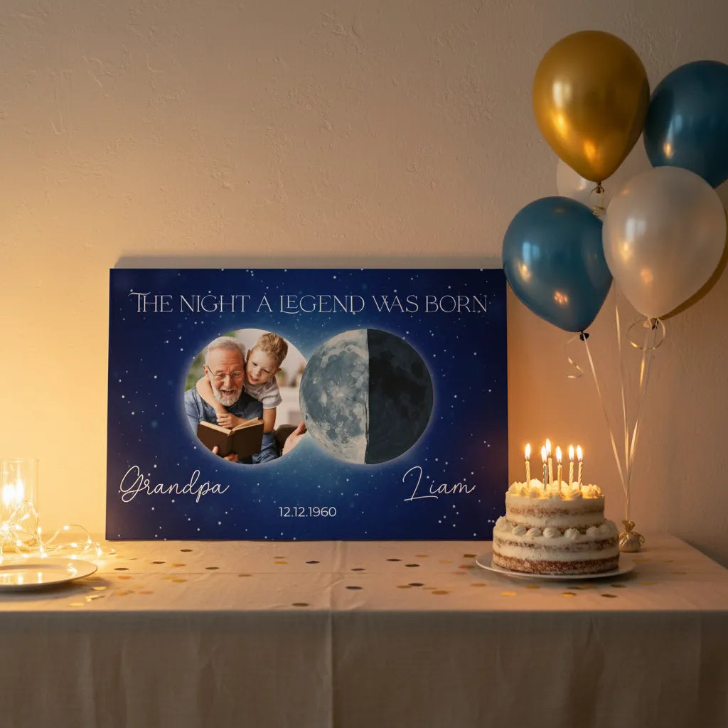 The night a legend was born Canvas